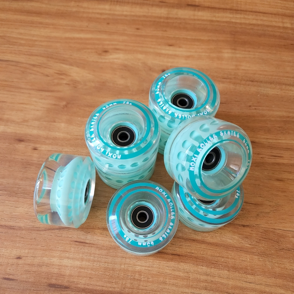 Moxi - Gummy Outdoor 78A Wheels - Seafoam (with bearings)